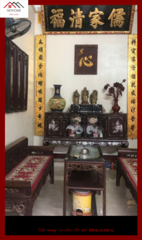 Hoành phi câu đối nhà thờ họ Thái chữ Nho gia thanh phúc